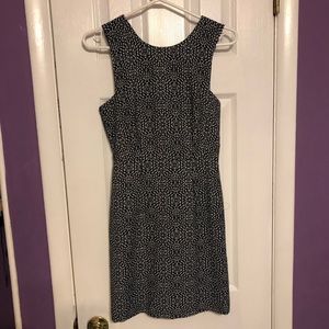 Navy & White sleeveless dress